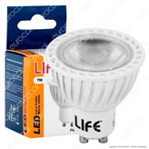 Life PAR16 Lampadina LED GU10 7W Faretto Spotlight 40° - Colore : Bianco Freddo