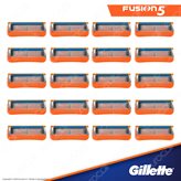 Gillette Fusion Lamette di Ricambio con 5 Lame per Rasoio Uomo - Confezione da 20