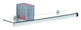 Mensola da parete in plexiglass Plana (Colore: Trasparente - Profondità: 15 cm - Lunghezza mensola: 50 cm)