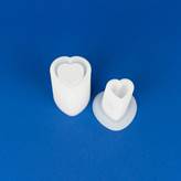 Stampi 3D porta penne/oggetti Mold a forma di cuore (2 pezzi)