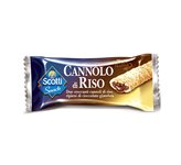Scotti Snack Cannolo Di Riso Senza Glutine Ripieno Di Cioccolato Gianduia 25g