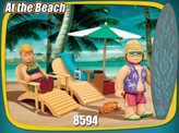 Playset personaggi Spiaggia