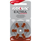 Rayovac Extra Advanced Misura 312 PR41 Colore Marrone - Quantità : 60