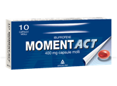 Angelini Moment ACT 400mg Ibuprofene 10 Capsule Molli