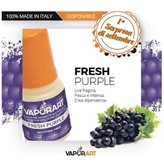 Fresh Purple VaporArt Liquido Pronto 10ml Uva Fragola (Nicotina: 0 mg/ml - ml: 10)