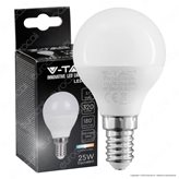 V-Tac VT-1819 Lampadina LED E14 3.7W Bulb P45 MiniGlobo SMD - SKU 214123 / 214174 / 214124 - Colore : Bianco Caldo