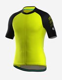 Men's cycling jersey BIELLA (Color: Fluo yellow - Size: XL)