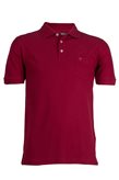 Sky T-Shirt Polo mezza manica con taschino - M / Bordeaux