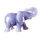 Elefante in Calcite Blu