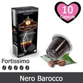 10 Capsule Nero Barocco Compatibili Nespresso - Caffè Tre Venezie