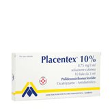 Placentex  10% 0.75mg 3ml Soluzione Cutanea 10 Fiale