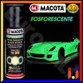 Spray Macota Fosforescente - Vernice ad Alta Visibilità - Tinta : Fosforescente 100ml Giallo/Verde