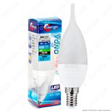 Century Onda Frost Lampadina LED E14 5W Candela Colpo di Vento - Colore : Bianco Caldo