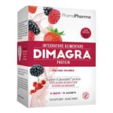 Dimagra Protein Integratore Alimentare Frutti Rossi 10 Bustine