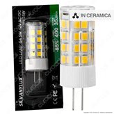 Silvanylux Lampadina LED G4 5W Bulb - Colore : Bianco Caldo