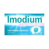 Imodium 2mg Loperamide Cloridrato Dispositivo Medico 12 Capsule Molli