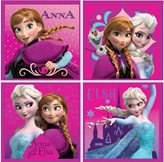 Set 4 asciugamani magici viso Disney Frozen