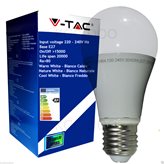 Lampadina Led V-Tac E27 12 WATT = 75 WATT Bulb A60-Bianco Caldo