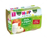 HiPP Biologico Merenda Frutta e Yogurt Omogeneizzato Mela E Yogurt  2x125g