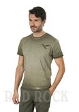 T-Shirt Cotone Verde Stampa Beccaccia