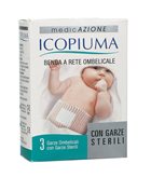 Medicazione Icopiuma Benda a rete ombelicale con garze sterili 3 pz