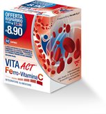 Linea ACT Vita Act Ferro+Vitamina C Integratore Alimentare 60 Compresse
