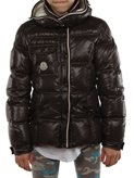 MONCLER QUINCY MARRONE LDSE85NOT44 giacca invernale piumino bambina