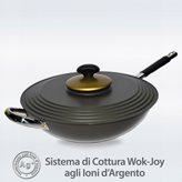Sistema di Cottura Wok Joy agli Ioni d'Argento diametro 36 cm