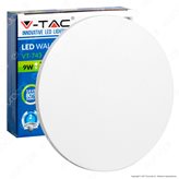 V-Tac VT-743 Lampada da Muro Wall Light LED 9W Forma Circolare Colore Bianco - SKU 7526 / 7527 - Colore : Bianco Naturale