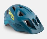 Casco bici bambino Enduro MTB MET ELDAR 2021 - Colore : Celeste Bianchi