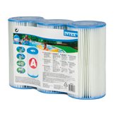 Cartuccia filtro Intex media A per piscina 3 pz 29003
