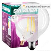 Sylvania ToLEDo Retro Lampadina LED E27 12W Globo G124 Filamento Extra-Lungo