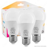 Fan Europe Intec Light Confezione Risparmio 3 Lampadine LED E27 12W Bulb A60 - Colore : Bianco Caldo