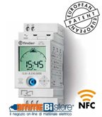 Interruttore astronomico  digitale 1 scambio NFC Finder 128182300000