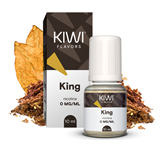 King Kiwi Flavors Liquido Pronto 10ml Tabacco Deciso (Nicotina: 0 mg/ml - ml: 10)