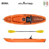 Kayak - canoa Atlantis KEDRA  EVOLUTION arancio  cm 268 - seggiolino - gavone - pagaia
