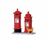 Lemax Victorian mailboxes, set of 2