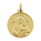 Gold medal of our Lady of Perpetual Help