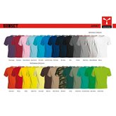 T-shirt Sunset Girocollo a Manica Corta in Cotone - Payper AY 7443 - Colore : Verde acido- Taglia : XL
