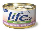 Life cat natural tonno con salmone 85 gr