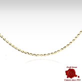Round Link Chain in 18 Kt - Lenght of the Chain : 17-18 inches