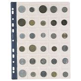 Busta portamonete Favorit - 30 tasche - 30 - numismatica - 22,5x30 cm - trasparente - 02668001 (conf.10)