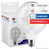 V-Tac PRO VT-287 Lampadina LED E27 6W Globo G125 Chip Samsung - SKU 292