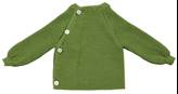 Pullover baby in lana Merino col. verde - Taglia  : 98/104