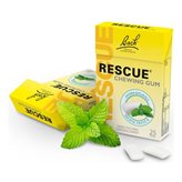 Rescue Chewing Gum 25 pezzi menta fresca con essenze originali fiori di bach senza zucchero