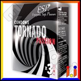 Preservativi ESP Tornado Passion (3 pezzi)