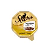 Sheba Selezione in Salsa in vaschetta - 85 gr. - assortimento : x 12 (multigusto), gusto : MULTIGUSTO (opzione valida con assortimento x 12 o multipli)