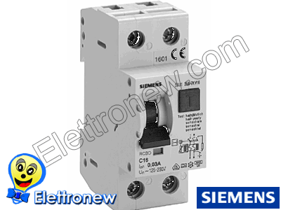 Diferencial magnetotérmico Siemens 25A 1P+N 30MA 4,5KA 5SU13531KK25