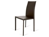 Cortina Haute chaise revêtue de cuir ou de cuir régénéré - Revêtement : Cuir, Couture : Même couleur