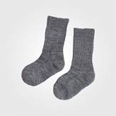 Calzino in lana con soletta isolante - col. grigio - Taglia  : 21-22 calze